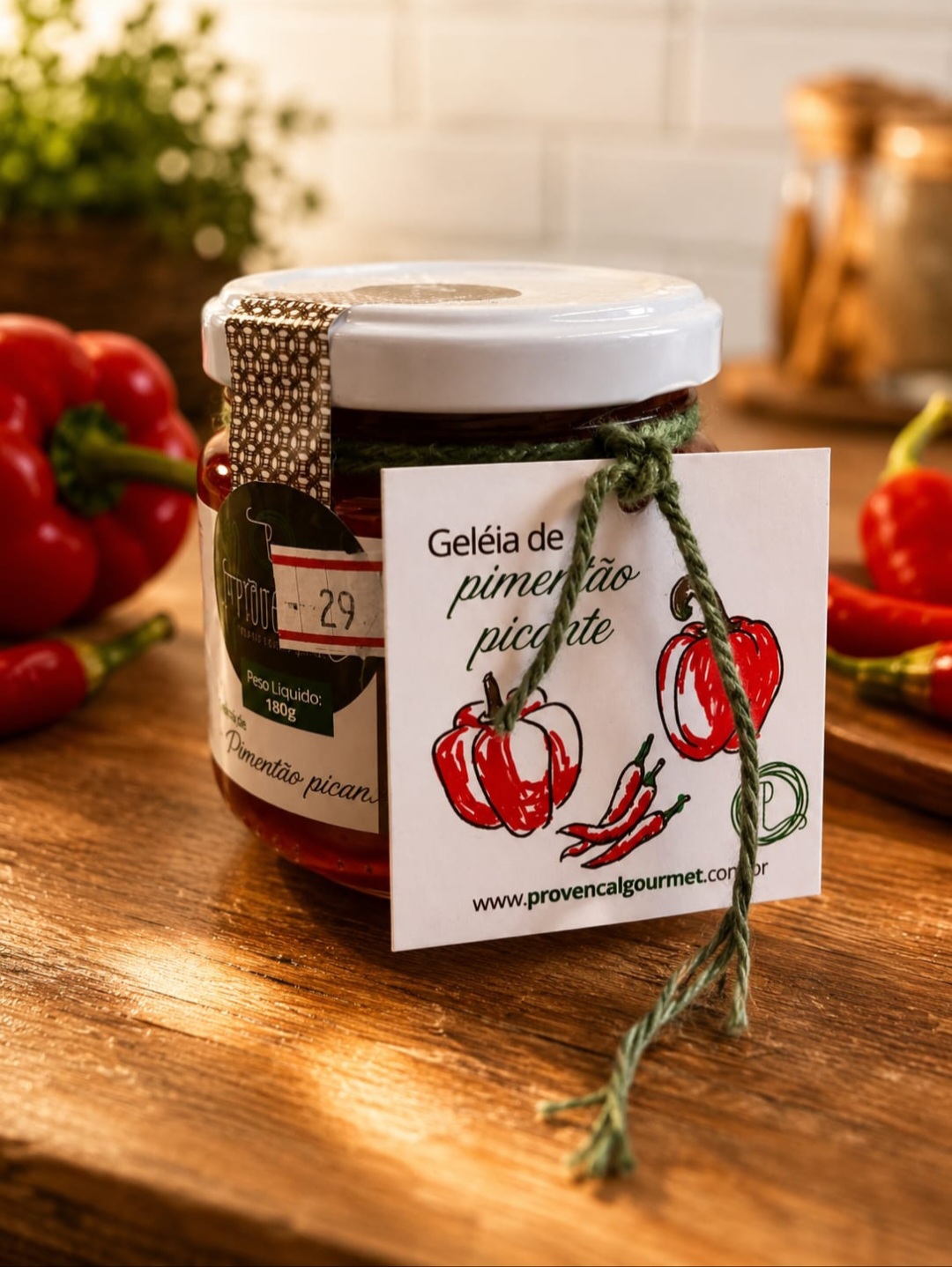 Geleia de pimentão picante
